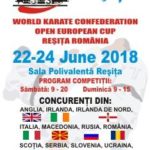 Cupa Europeană la karate WKC a debutat la Reșița
