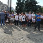 Proteste la Ploiești împotriva poluării! Primarul Adrian Dobre, printre protestatari | VIDEO