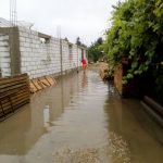 Inundații în mai multe localități din județul Giurgiu. Pompierii au intervenit