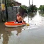 FOTO& VIDEO. Craiova, transformată în „Mica Veneție”, după ploile de vineri seara