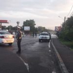 Traficul rutier, blocat din nou, la Bărcănești, din cauza inundațiilor