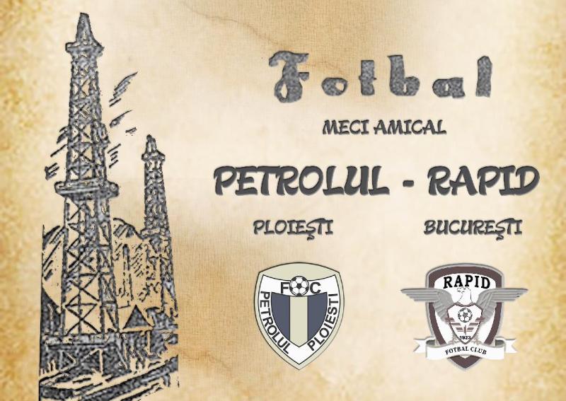 Primus derby pe stadion Ilie Oană! Petrolul-Rapid, unul dintre cele mai frumoase dueluri din fotbalul românesc