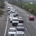 Trafic rutier aglomerat pe Valea Prahovei
