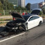 Accident la ieșirea din Reghin, spre Gurghiu