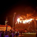 Incendiu de proporții la sediul Episcopiei Greco-Catolice din Oradea