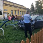 accident cu autospeciala de Jandarmi 7
