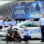 Câinele poliţist Vet, din Iaşi, caută bombe la festivalul Untold