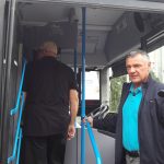 FOTO/VIDEO| Primarul Devei „a luat pulsul” noului serviciu de transport public local din oraș