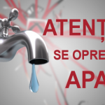Miercuri, 11 septembrie, apa potabilă va fi oprită în întreg orașul Bârlad!