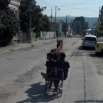 VIDEO. Vehicul inedit pe străzile din Bârlad