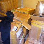 Mii de articole textile, încălţăminte şi parfumuri contrafăcute, confiscate de polițiștii de frontieră giurgiuveni