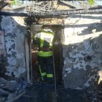 Flăcările au mistuit casa a doi bătrâni din comuna Orbeasca