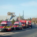 Zeci de pompieri şi autospeciale au plecat din Covasna la exerciţiul Seism 2018 din Bucureşti