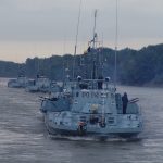 Marina militară face exerciții pe Dunăre, cu muniție reală
