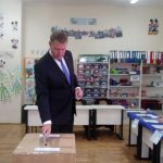 VIDEO | Klaus Iohannis a votat la Referendum, la Sibiu