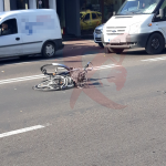 Biciclist neatent, accidentat în centrul Bârladului