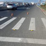 Primele măsuri după protestul oamenilor din Sântandrei: „zebra” de pe DN 7, semnalizată de drumari