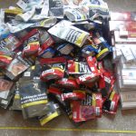 Jandarmii i-au confiscat aproape 100 de pungi cu tutun