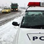 Prima ninsoare, la Giurgiu. Cum se circulă pe DN 5 și pe alte drumuri din județ