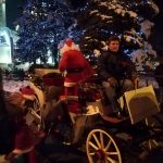 FOTO| Moș Crăciun și elfii au ajuns cu trăsura la Orăștie