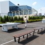 Parcul sportiv Salca III s-a îmbogățit cu trei mese de tenis