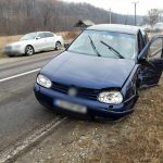 Două persoane au ajuns la spital, în urma unui accident, petrecut la Mănești
