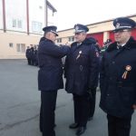 Ofițeri ISU avansați în grad de Ziua Națională a României
