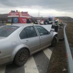 Accident la intrarea pe A10 din Aiud spre Turda