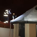 FOTO: Incendiu la un restaurant din Aiud. 35 de persoane au fost evacuate