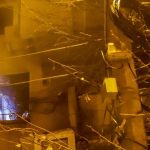 Un apartament din centrul orașului Giurgiu a luat foc. Două persoane au fost evacuate