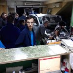 Panică la Craiova. Un cărășean a intrat cu maşina prin uşile spitalului de Urgenţă