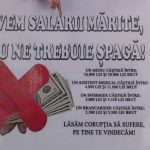 Spitalul Slatina, campanie de descurajare a „șpăgilor” pentru medici. Ce scrie pe afișele lipite pe holuri