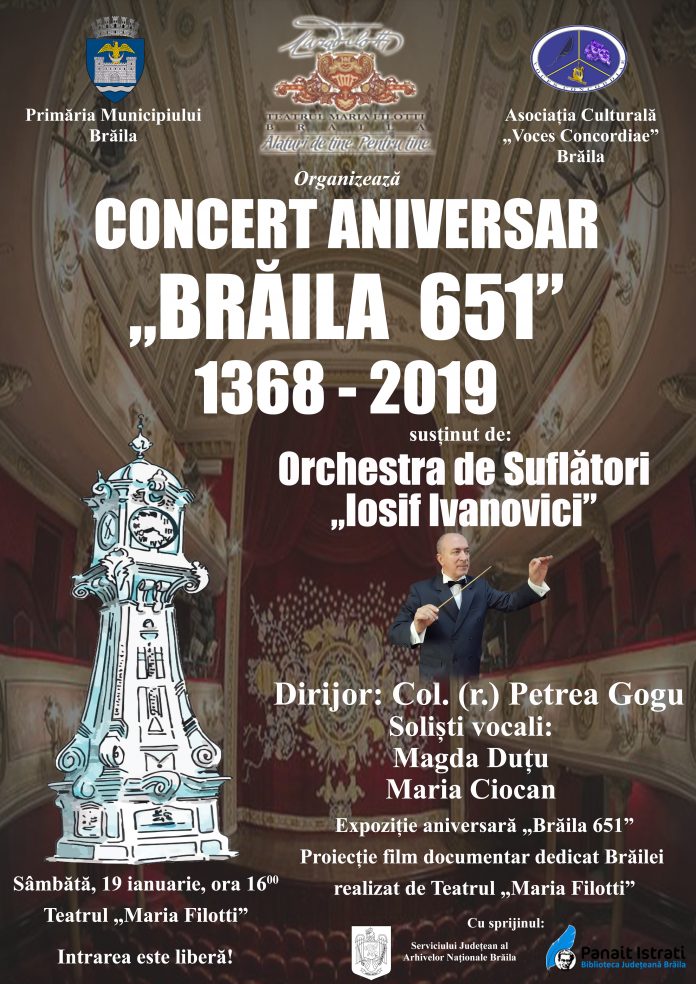 Concert aniversar ”Brăila 651”