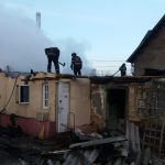 Update- Foto-Video| Două case au luat foc la Doicești. Incendiul nu a făcut victime