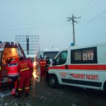 Microbuz cu nouă pasageri, implicat într-un accident în zona localității Florești