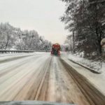 În Bistrița-Năsăud, a revenit iarna, cu vânt și ninsoare
