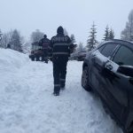Strat de zăpadă şi circulaţie în condiţii de iarnă, pe drumurile naţionale din judeţul Prahova