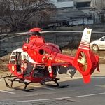 FOTO Bebeluș cu probleme de sănătate, transportat cu elicopterul SMURD în București