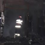 Panică în Caracal. Un incendiu de PROPORŢII a izbucnit în centrul oraşului – VIDEO