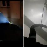 VIDEO: Incendiu la subsolul unui bloc din Alba Iulia