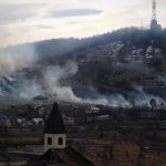 Incendiu pe dealul Pietricica din Piatra-Neamț (FOTO-VIDEO)