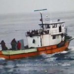 Pescador turcesc, surprins la braconat în Marea Neagră, urmărit cu focuri de armă de o navă a Poliţiei de Frontieră
