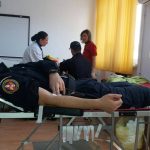Jandarmii din Craiova răspund nevoii de sânge. O echipă a Centrului de Transfuzie ajunge în instituție, joi