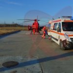 Intervenție cu elicopterul SMURD pentru un copil de 4 ani din comuna Puiești