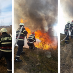 Bârlad. Mașină făcută scrum în urma unui incendiu – FOTO