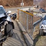 Accident la intrare în orașul Năsăud! Un bărbat a ajuns la spital