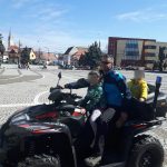 Copiii s-au plimbat cu ATV-ul, de ziua Jandarmeriei Române, la Mediaș
