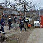 Exercițiu | Alunecare de teren și incendiu în Babța. Mai multe persoane, evacuate