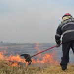 Incendiu de vegetaţie, la Gheorgheni
