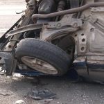 Un tânăr brăilean s-a îmbătat şi s-a răsturnat cu maşina la Berheci